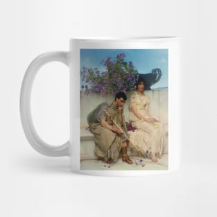 An Eloquent Silence by Lawrence Alma-Tadema Mug